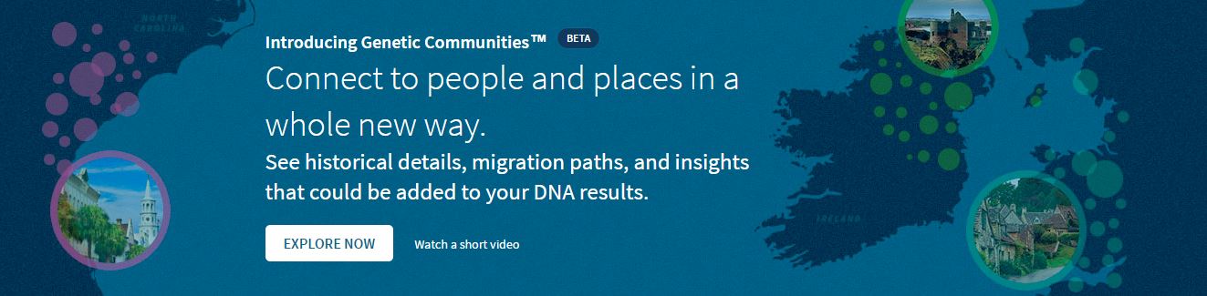 Ancestry DNA Genetic Communities